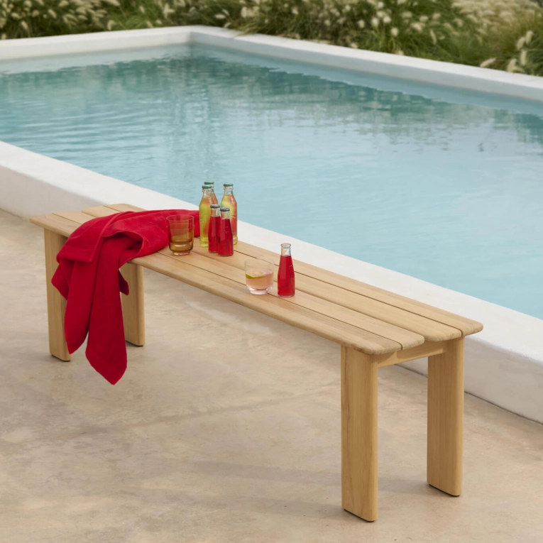 Banc ASSEMBLE 180 cm Teck MUUTO