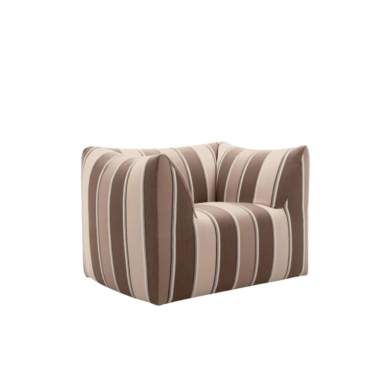 LA BAMBOLA Jacquard Lima raie sable B&B ITALIA