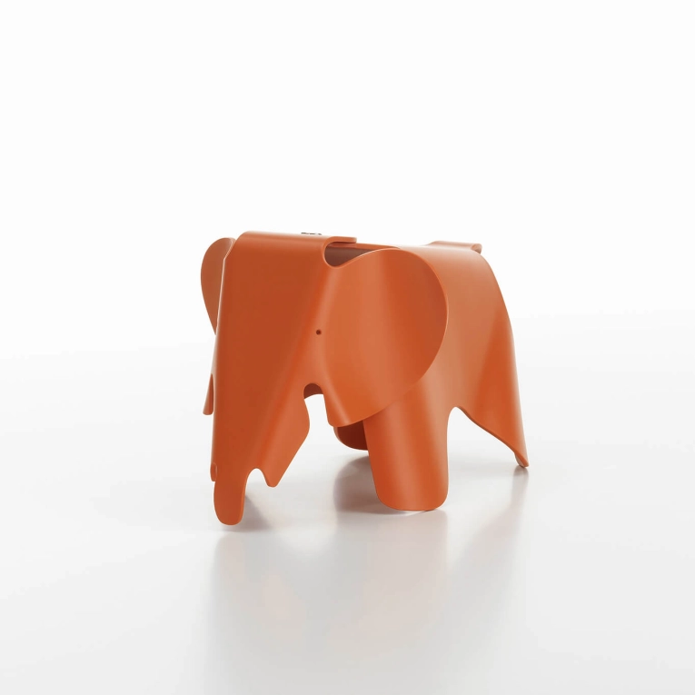 Eames elephant small RE rouge orange 2