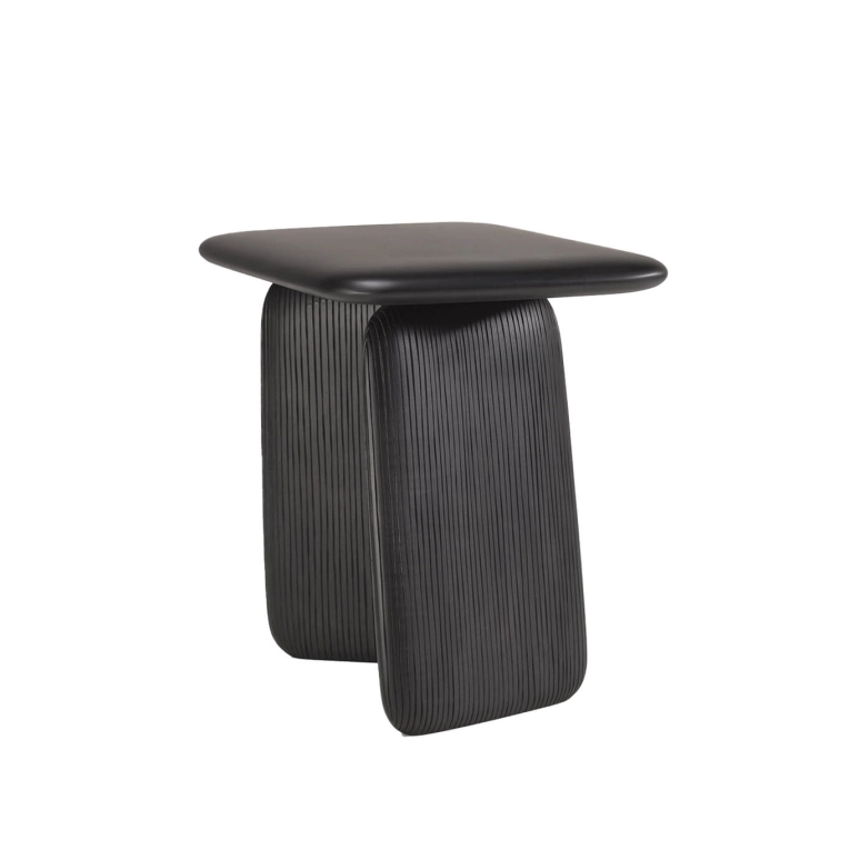 Tabouret STONEHENGE H 40 Érable noir ZANAT