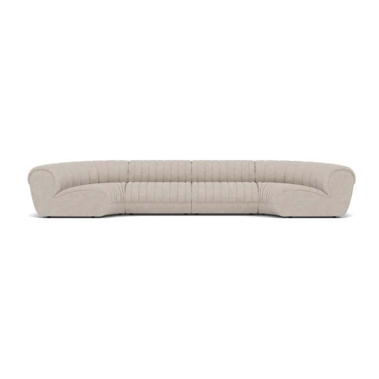 Canapé COLTRE 4 places Turf Sable MUUTO