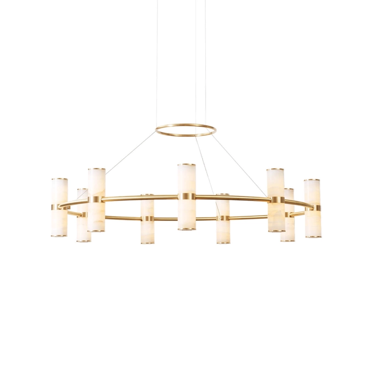 Suspension PARS CHANDELIER Laiton Brossé ANOUR
