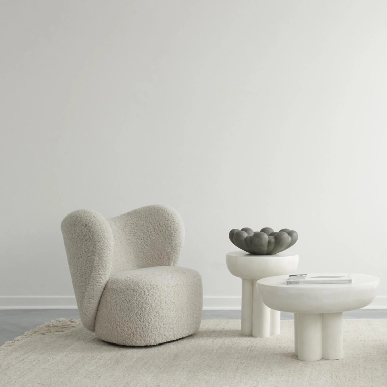 Centre de table & corbeille BLOOM TRAY big Gris foncé 101 COPENHAGEN