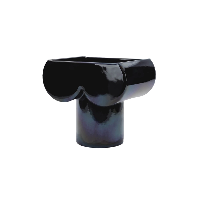 Vase CNOSSO Noir Irisé CASSINA