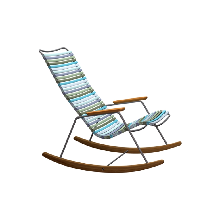 Fauteuil extérieur Rocking Chair CLICK Multicolore 2  HOUE