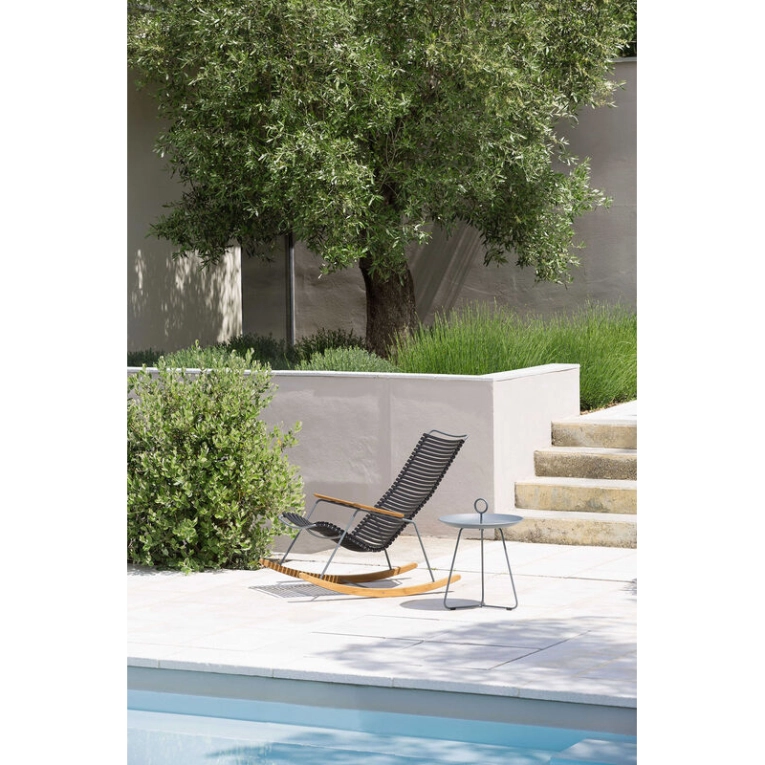 Fauteuil extérieur Rocking Chair CLICK Gris foncé HOUE