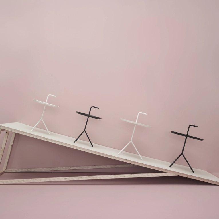 Table d'appoint guéridon DLM XL Gris HAY