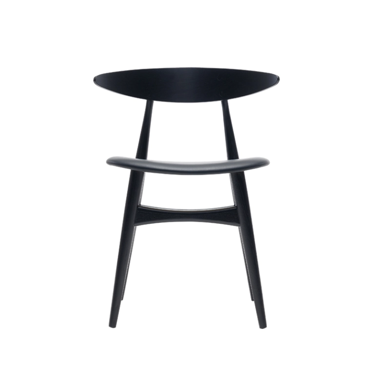 Chaise CH33P Chêne noir/ Thor 301 CARL HANSEN