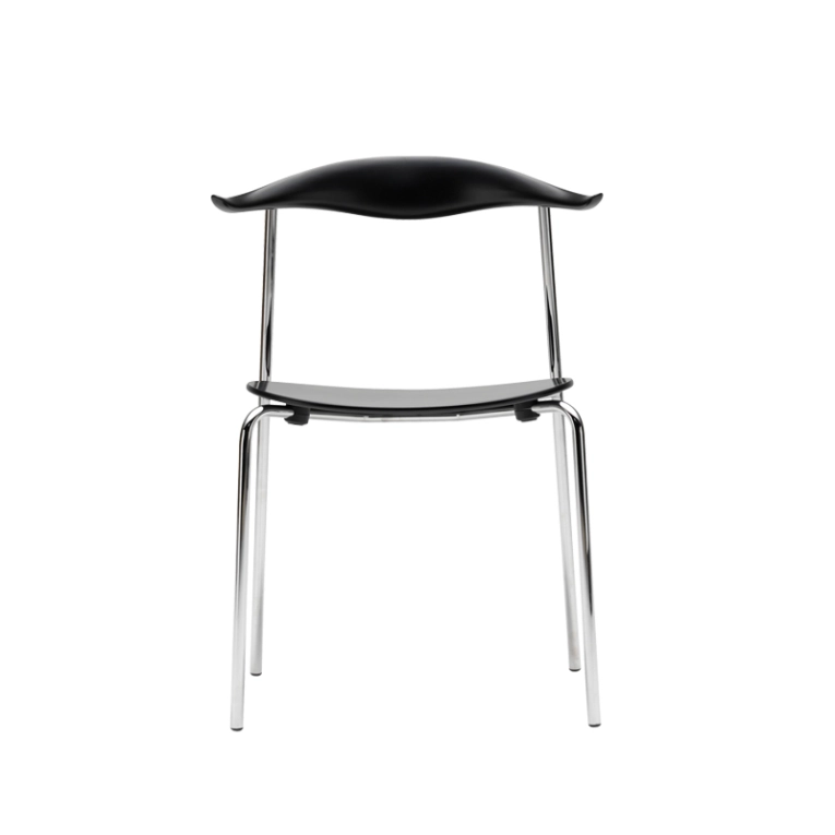 Chaise CH88 T Hêtre noir/ inox CARL HANSEN