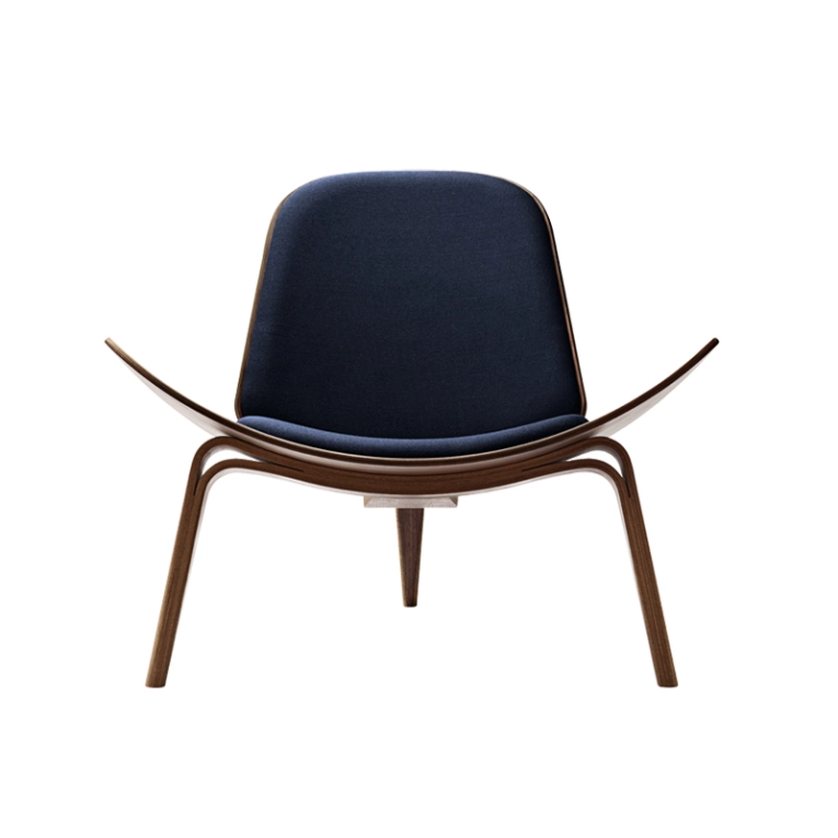 Fauteuil CH07 Noyer huilé/ Canvas 794 CARL HANSEN