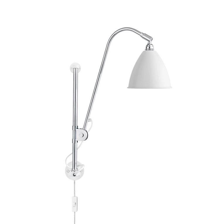 Applique BESTLITE BL5 Chrome/ blanc GUBI