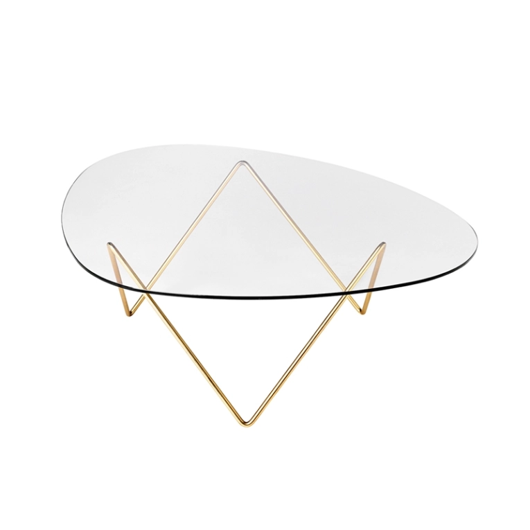 Table basse PEDRERA COFFEE TABLE Laiton GUBI