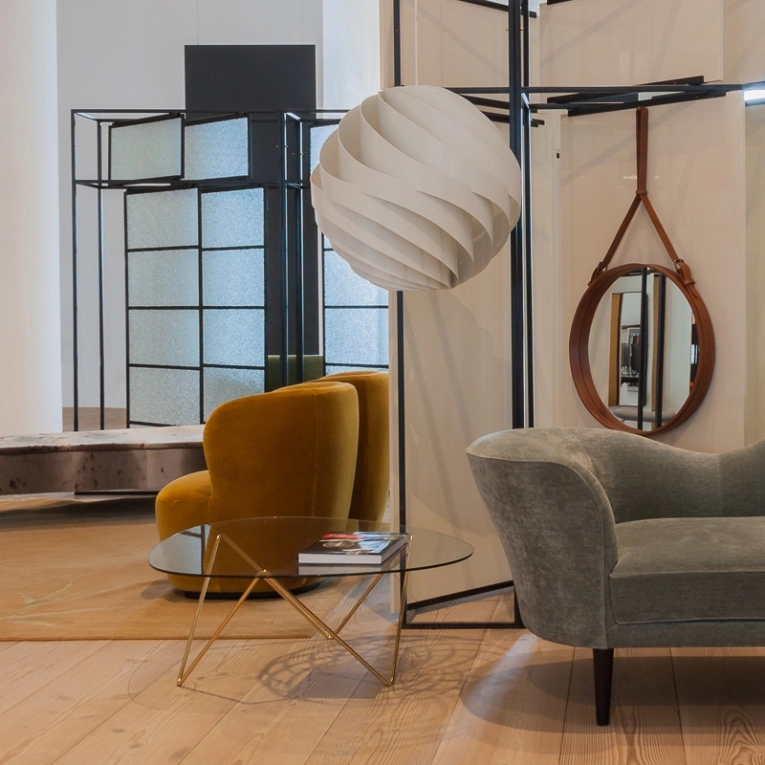 Table basse PEDRERA COFFEE TABLE Laiton GUBI