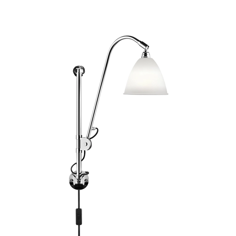 Applique BESTLITE BL5 Chrome/ porcelaine GUBI