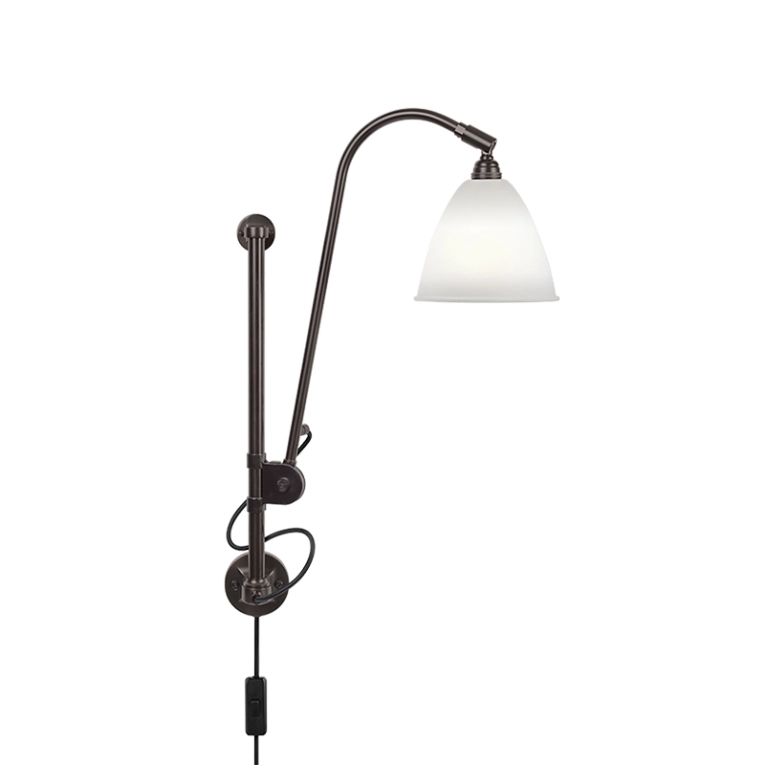 Applique BESTLITE BL5 Laiton noir/ porcelaine GUBI