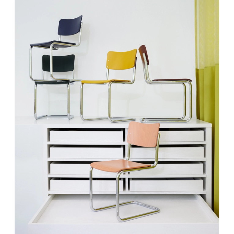 Siège enfant Chaise enfant S 43 K Agate corail THONET