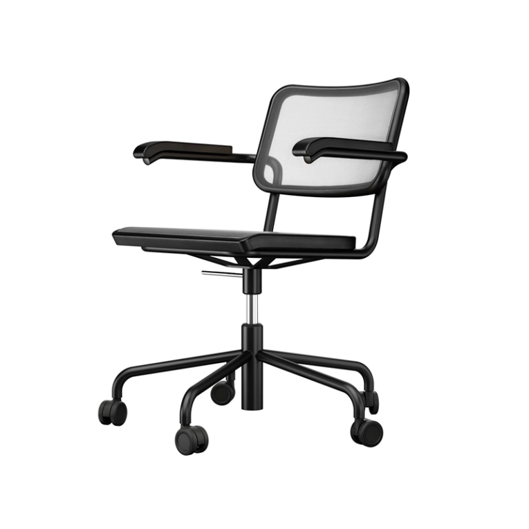 Fauteuil de bureau S 64 ATELIER NDR Noir THONET