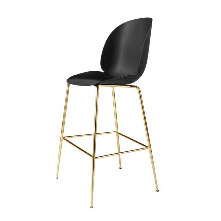 Tabouret haut BEETLE BAR H73 Noir GUBI