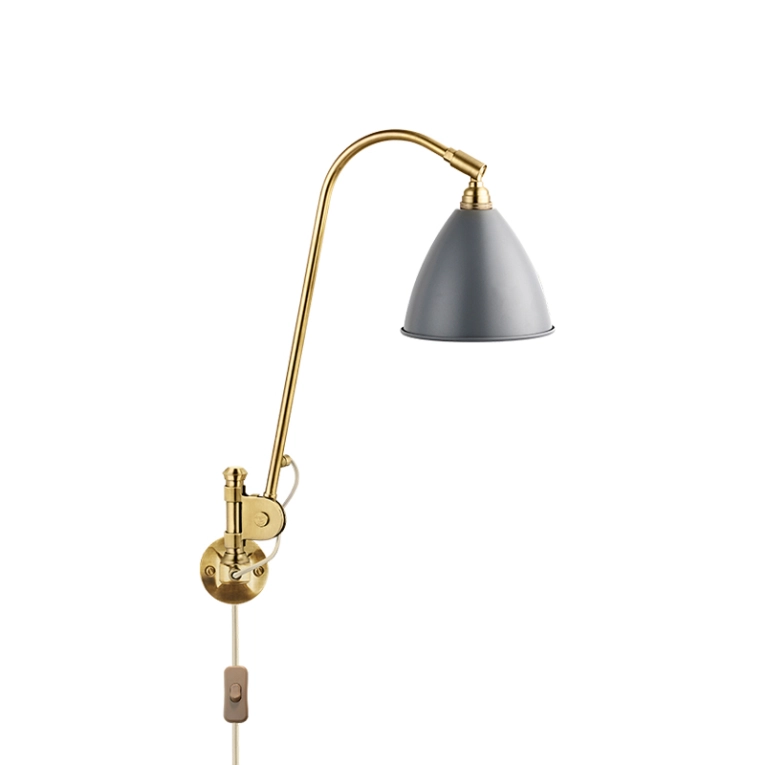 Applique BESTLITE BL6 Laiton/ gris GUBI