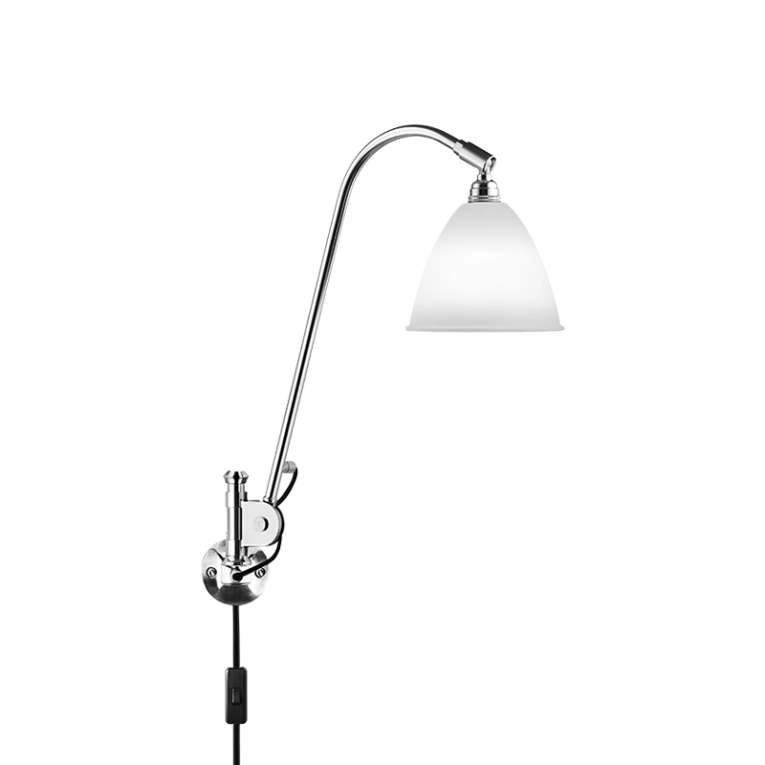 Applique BESTLITE BL6 Chrome/ porcelaine GUBI