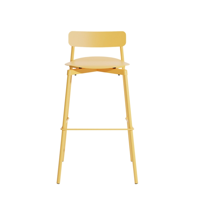 Tabouret haut FROMME H75 Safran PETITE FRITURE
