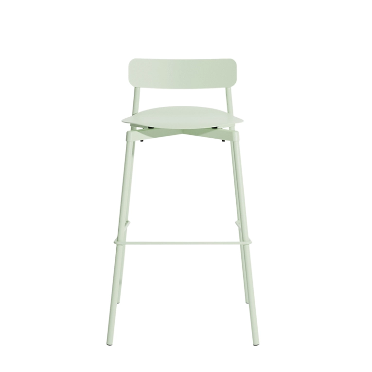 Tabouret haut FROMME H75 Vert pastel PETITE FRITURE