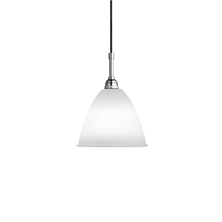 Suspension BESTLITE BL9 S Ø16 Chrome/ porcelaine GUBI