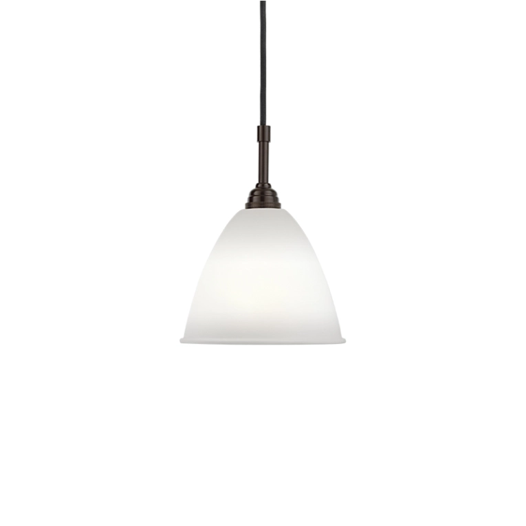 Suspension BESTLITE BL9 S Ø16 Laiton noir/ porcelaine GUBI