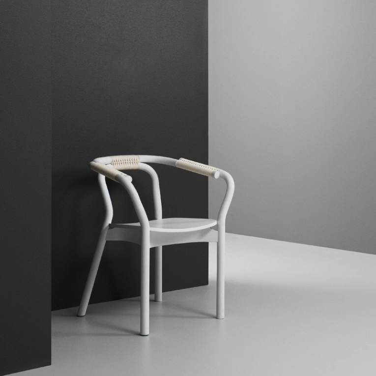 Chaise KNOT CHAIR Noir/naturel Normann Copenhagen