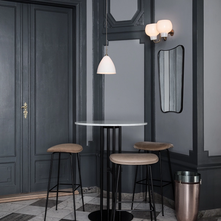 Suspension BESTLITE BL9 M Ø21 Laiton/ gris GUBI