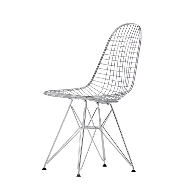 Chaise EAMES WIRE CHAIR DKR Chrome VITRA