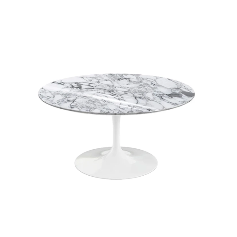 Table basse SAARINEN Marbre Arabescato brillant KNOLL