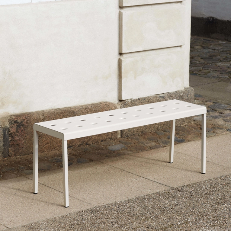 Banc extérieur Banc BALCONY L 119 Beige HAY