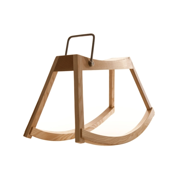 Siège enfant Cheval à bascule ROSA Naturel SIRCH