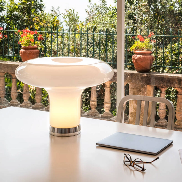 Lampe à poser LESBO Blanc fumé  ARTEMIDE