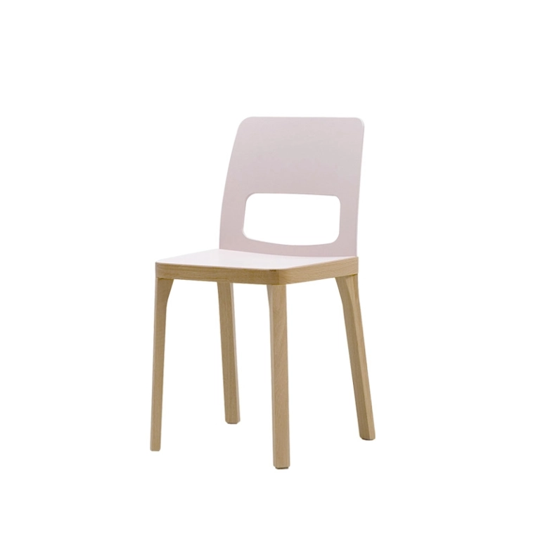 Siège enfant Chaise enfant ST6N-2 JUNIOR Rose pâle HUSSL