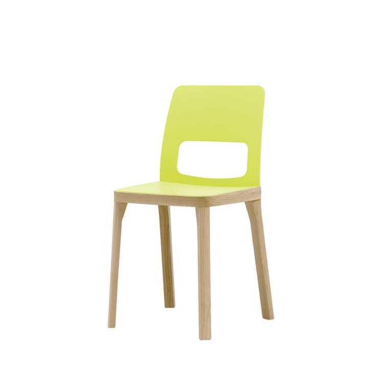 Siège enfant Chaise enfant ST6N-2 JUNIOR Vert lime HUSSL
