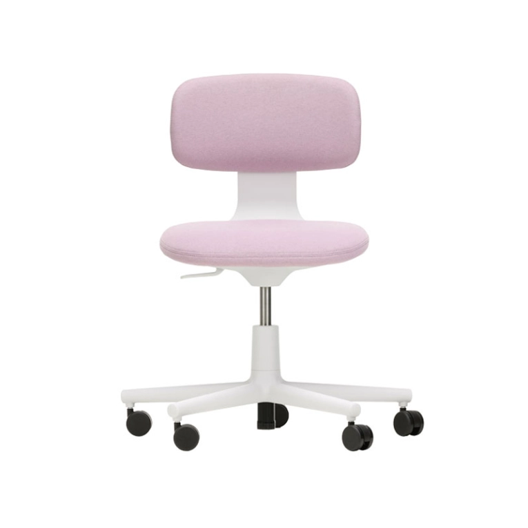 Fauteuil de bureau ROOKIE Rose/gris sierra 15 / gris clair VITRA