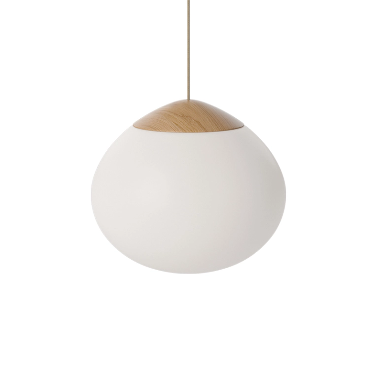 Suspension ACORN Ø 41 Blanc opalin BOLIA