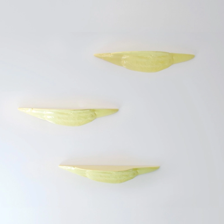 Etagère MOUSSE Jaune MOUSTACHE