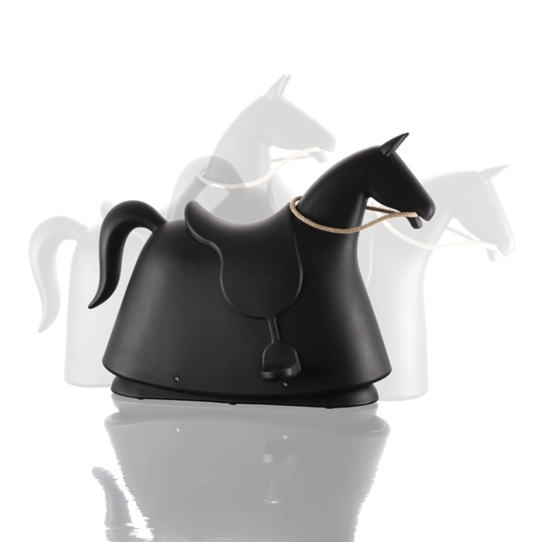 Siège enfant Cheval à bascule ROCKY Marron MAGIS