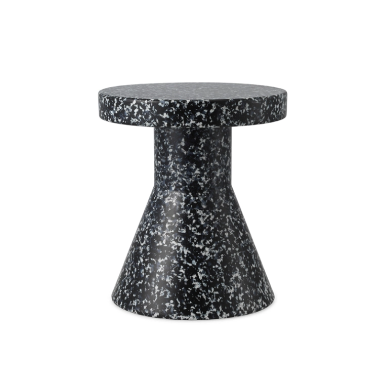Tabouret BIT CONE Noir/ blanc Normann Copenhagen