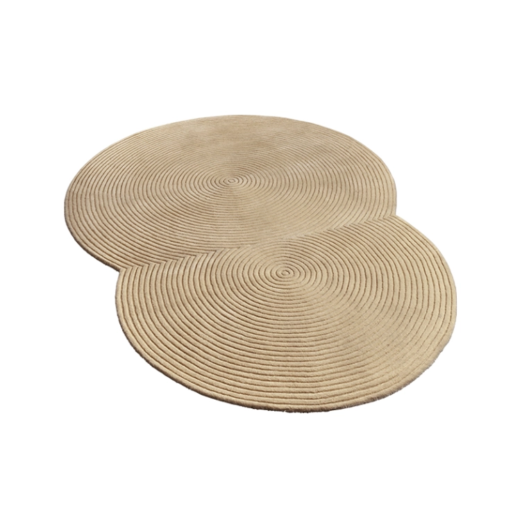 Tapis Tapis ZEN ROUNDED 175x240 Beige BOLIA