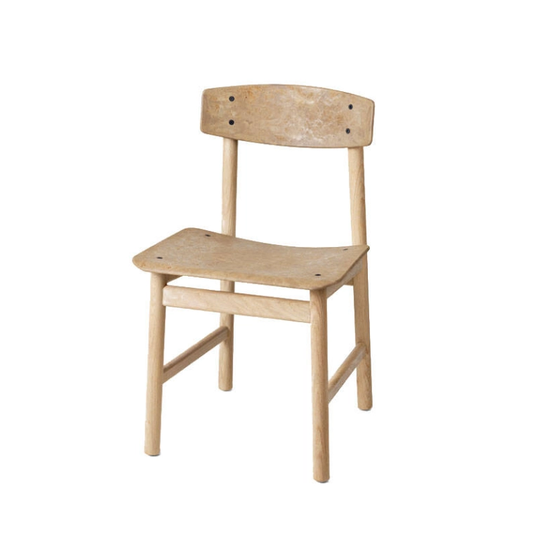 Chaise CONSCIOUS BM3162 Chêne savonné/ Coffee waste Light MATER