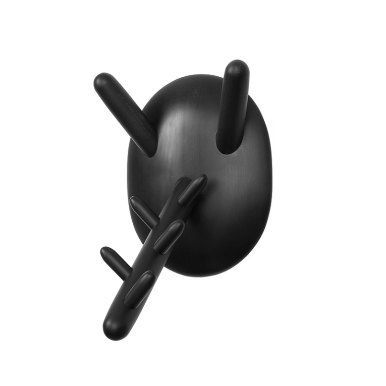 Porte-manteau Portemanteau PIERRE Noir MOUSTACHE