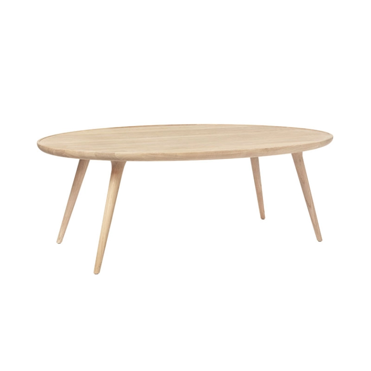 Table basse ACCENT Oval Chêne laqué mat MATER