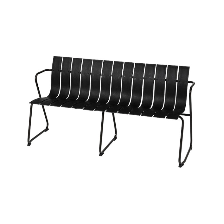 Banc extérieur Banc OCEAN Noir MATER