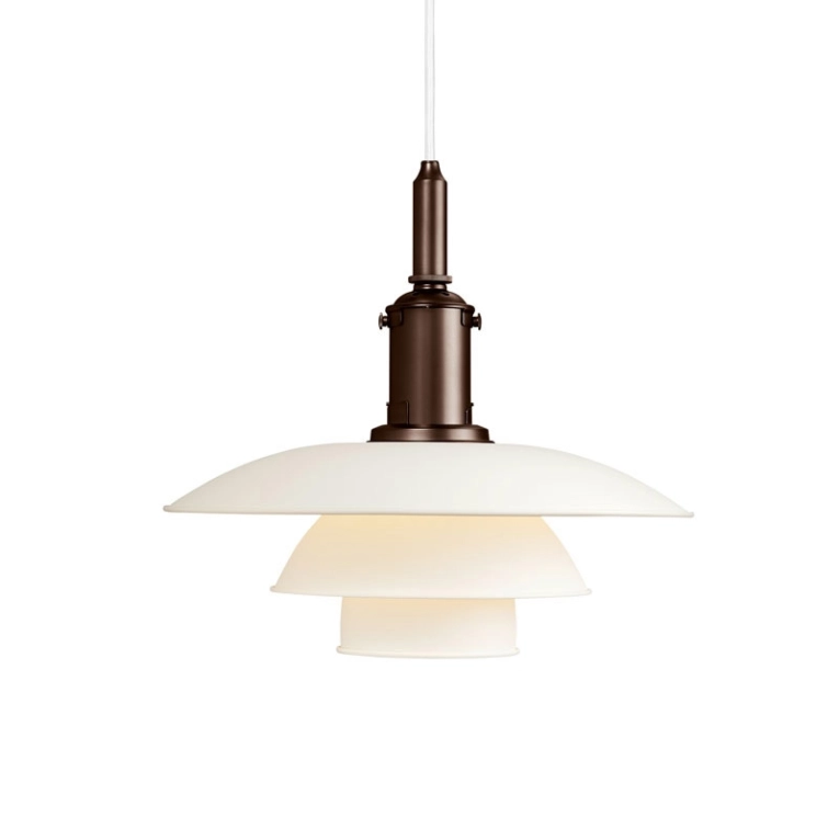 Suspension PH 3 1/2-3 PENDANT Blanc LOUIS POULSEN