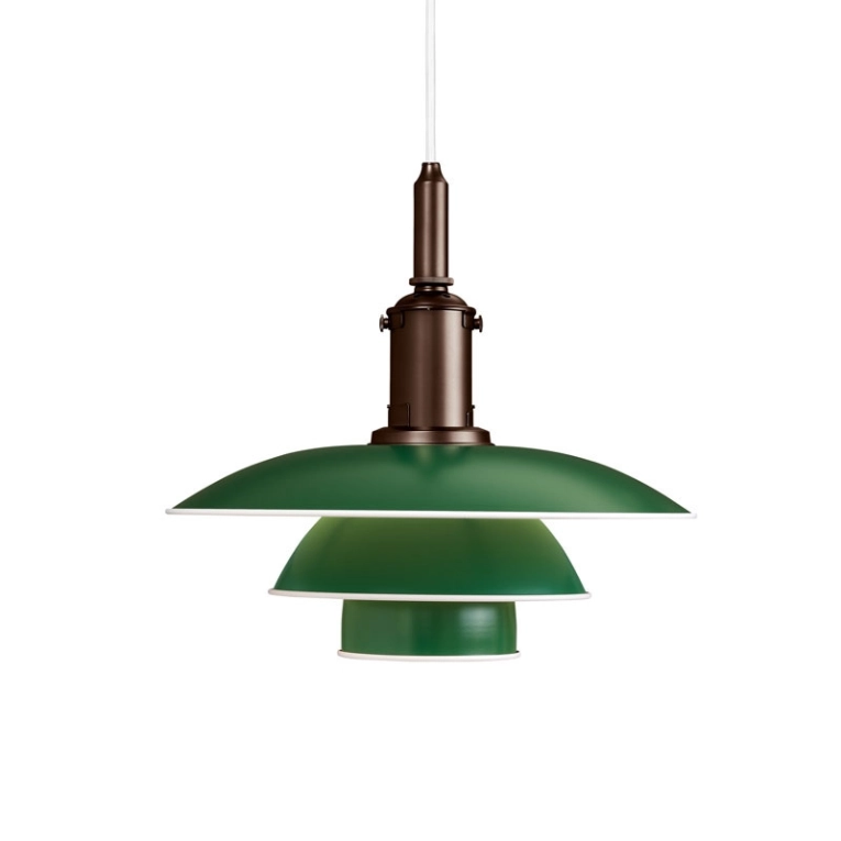 Suspension PH 3 1/2-3 PENDANT Vert LOUIS POULSEN