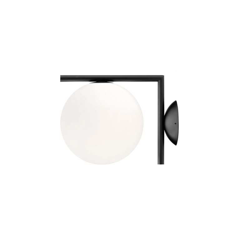 Applique IC C/W1 Noir FLOS